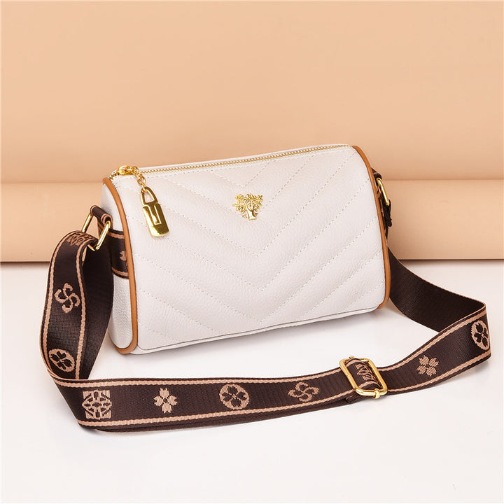 Envy Pleated Cross Bag - OffWhite
