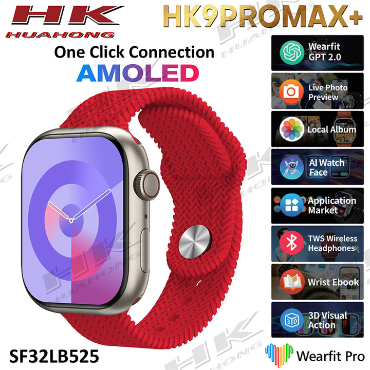 HK10 Pro max Smart Watch - Red