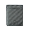 Men's Leather Fiber Pattern Wallet - Black