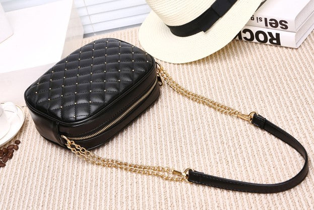 Glitzy Glam Cross Bag - Black