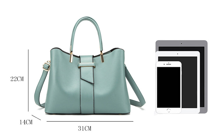 Two Piece Tote Bag - Alice Blue