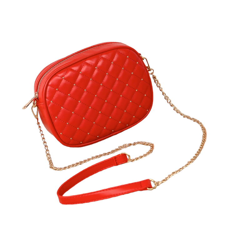 Glitzy Glam Cross Bag - Red