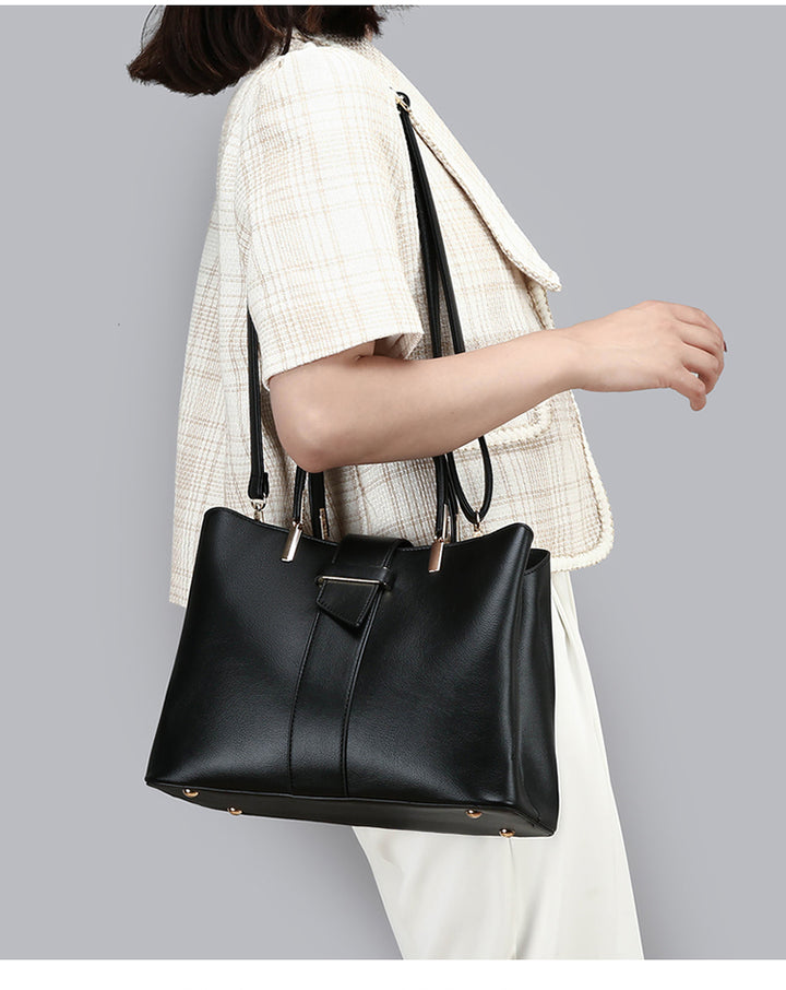 Two Piece Tote Bag - Black