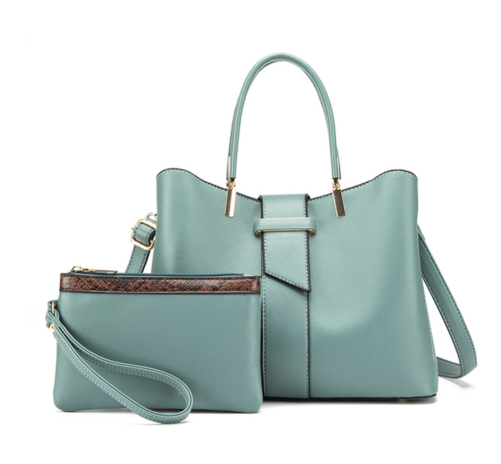 Two Piece Tote Bag - Alice Blue