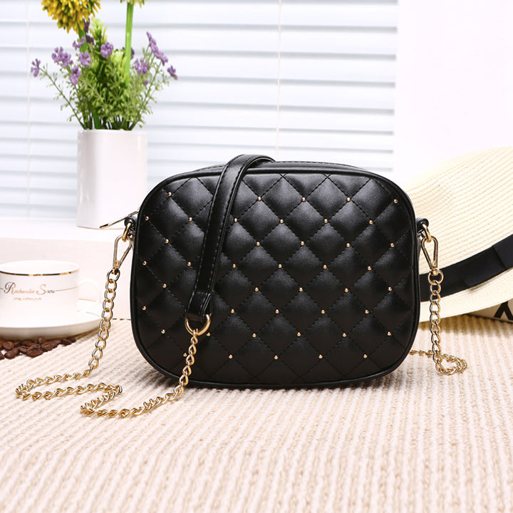 Glitzy Glam Cross Bag - Black