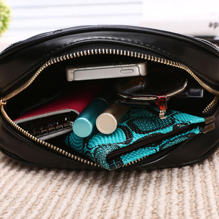 Glitzy Glam Cross Bag - Black